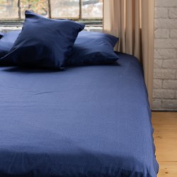 Prostěradlo na matraci v provedení plachta Nanobavlna® – modrá